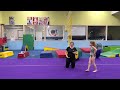 how to spot roundoff back handspring