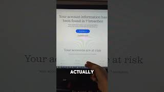 Quick Check Compromised Passwords Data Breach Darkweb Shorts Cybersecurity