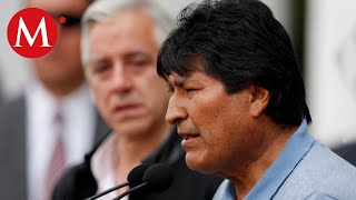 Trasladan en helicóptero a Evo Morales