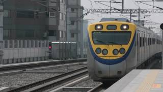 （2016/10/17.一）EMU800型增備車 試運轉8786次 豐原進站→(臨時停車)→出發