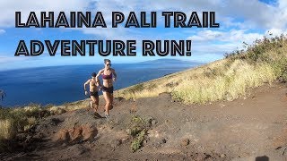 TRAIL RUNNING IN MAUI! Lahaina Pali with Sage Canaday and Sandi Nypaver