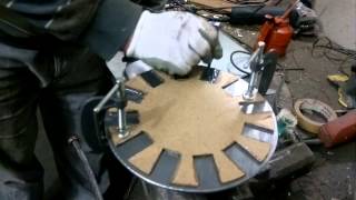 DIY VAWT  Part 4   --  Wind Generator Rotor Magnet Placement