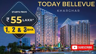 Spacious 1, 2 \u0026 3 BHK Flats @ 55 Lakh* | in Today Bellevue at Kharghar, Navi Mumbai ☎️93269 59938