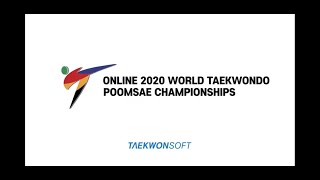 2020 World TKD Poomsae Championship pairs team poomsae