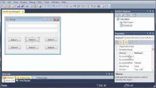 Visual Basic Tutorial - 54 - Calculator Part 1