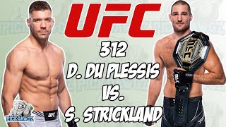 Du Plessis vs Strickland Predictions | UFC 312 Australia | UFC Bet With Me