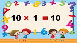 10-x1=10 Multiplication, Table of Ten 10 Tables Song Multiplication Time of tables - MathsTables