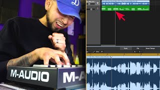 How to add a MELODY over a VOCAL sample | making a beat on Logic pro