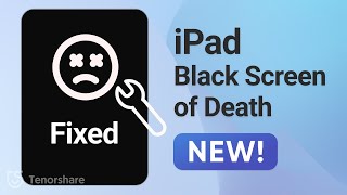 How to Fix iPad Black Screen of Death | iPad Won't Turn On Fixed [2024]