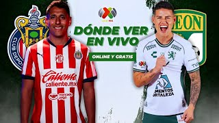 CHIVAS VS. LEÓN: ALINEACIÓN Y DÓNDE VER EN VIVO Y GRATIS HOY | NOTICIAS CHIVAS HOY