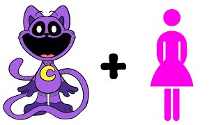 CATNAP + WOMAN = ???| Challenge To Combine Characters  Poppy Playtime Chapter 3