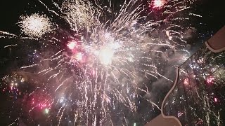 2016 New Year's Eve fireworks show in Taichung Opera House ( Super Cool )