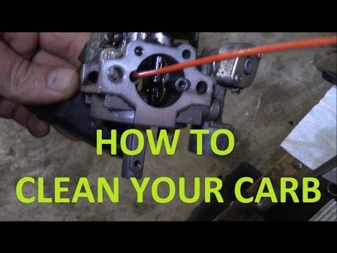 How to Clean a Carburetor on a Small Engine, Mower, ATV, Go Kart, Scooter How to Clean a Carburetor on a Small Engine, Mower, ATV, Go Kart, Scooter
