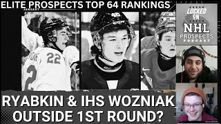 RYABKIN AT 39?!? | Scouts Break Down Elite Prospects Top 64 NHL Draft Rankings