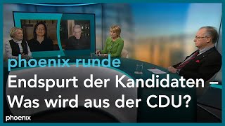 phoenix runde: Endspurt der Kandidaten – Was wird aus der CDU?
