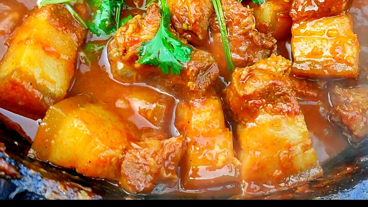 Gahori ёяшл Recipe Cook A Tasty Pork Curry Delicious Meat Youtube