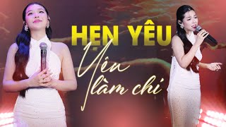 NGUYỄN KIỀU OANH suýt rơi nước mắt với version mới HẸN YÊU & YÊU LÀM CHI | Live Stage