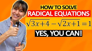 How to SOLVE RADICAL EQUATIONS ALGEBRA 2 | YOUR GRADE MATTERS!