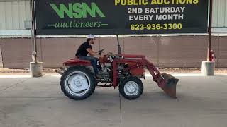 1978 Massey Ferguson 205 Loader Tractor For Virtual Online Auction November 12, 2022