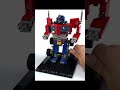 LEGO Transformers Optimus Prime Pop up MOC 2021 video. #Lego robot Mechanical transformation #shorts