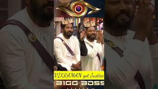 #Vikraman got #Justice #kamal #biggboss #tamil #BB6tamil