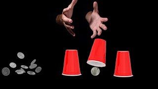 Coin Cup Magic Trick Real | tricks and tips | single trick | Magic Trick Reveal
