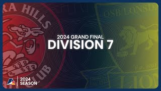 Para Hills v OSB Lonsdale: Division 7 Grand Final Season 2024 - Adelaide Footy League