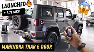 इतनी Powerful तो 60 लाख Fortuner भी नहीं बनाती 👌🏻 - Mahindra Thar 5 Door Launched In India 🔥🔥