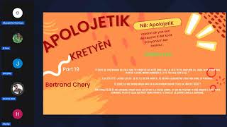 Apolojetik Kretyèn Part 19- Bertrand Chery