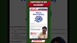 Video 8 - ప్రపంచ చిత్తడి నేల రోజు World Wetland Day l Feb 02 #appscgroup #civilservices #upsc