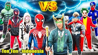 Kisah SUPERHERO || Hai Semua SuperHero, Ayo Latihan Nerf Gun! (Aksi Langsung)