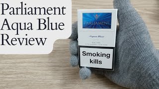 Smoking a Parliament cigarette - Review