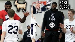 LeBron LOVES 14 Y/O Gabe Cupps!! #1 Shooter Is The NEXT WHITE CHOCOLATE?! #23 Blue Chips!