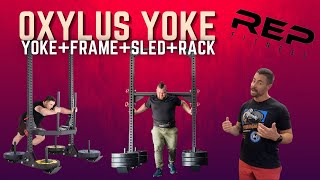 Revolutionize Your Garage Gym with the Rep Oxylus Strongman Yoke: Modern Twist on Classic Training!