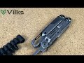 vilks® no.102 multitool wielofunkcyjny zestaw survival stal nierdzewna etui bity scyzoryk kombinerki