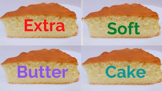 Extra Soft and Fluffy Butter Cake | බටර් කේක් සොෆ්ට් එකට හදන්න හරිම ලේසියි | FOOLPROOF RECIPE