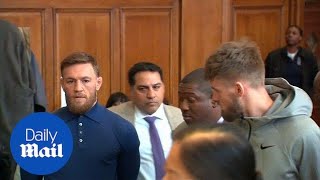 Conor McGregor appears in NY court facing assault charges - Daily Mail
