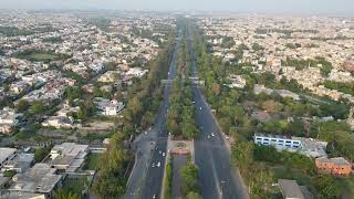 CANAL ROAD LAHORE FROM THE SKY | 4K