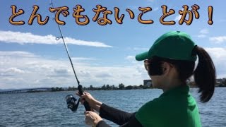 釣りガール＆マスゲン＆高橋魚紳の釣り対決 in琵琶湖ボートバス釣り