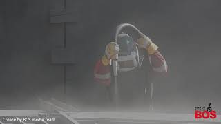 Surface Preparation sandblasting and coating