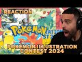 DARIO MOCCIA REAGISCE alle CARTE VINCITRICI del POKÉMON ILLUSTRATION CONTEST 2024