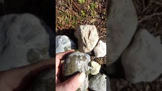 idocras / vesuvianite found on whidbey island beaches from glacial till