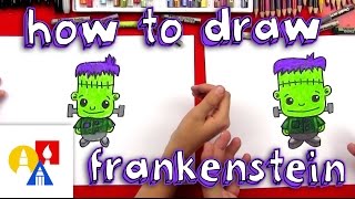How To Draw A Cartoon Frankenstein