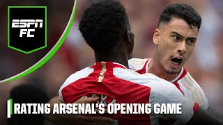 Is Gabriel Martinelli MORE talented than Bukayo Saka? Rating Arsenal’s opening game | ESPN FC