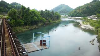 長良川鉄道(2018/5)清流1号 湯の洞温泉〜洲原駅間 長良川第1橋梁