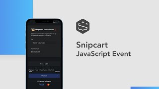 Snipcart Tutorial - JavaScript Event