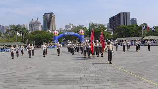 107年「全國高中職儀隊競賽」南部初賽-海軍陸戰隊樂儀隊表演