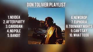 Don Toliver Playlist