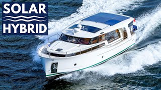 GREENLINE 40 Solar Electric Hybrid Silent Eco Yacht Tour, Tech Talk & a Sea Trial
