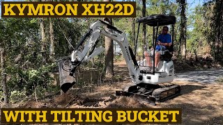 KYMRON XH22D w/ Tilting Bucket for drains and ditches